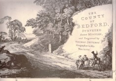 The County of Bedford surveyed Anno MDCCLXV and engraved by Thomas Jefferys